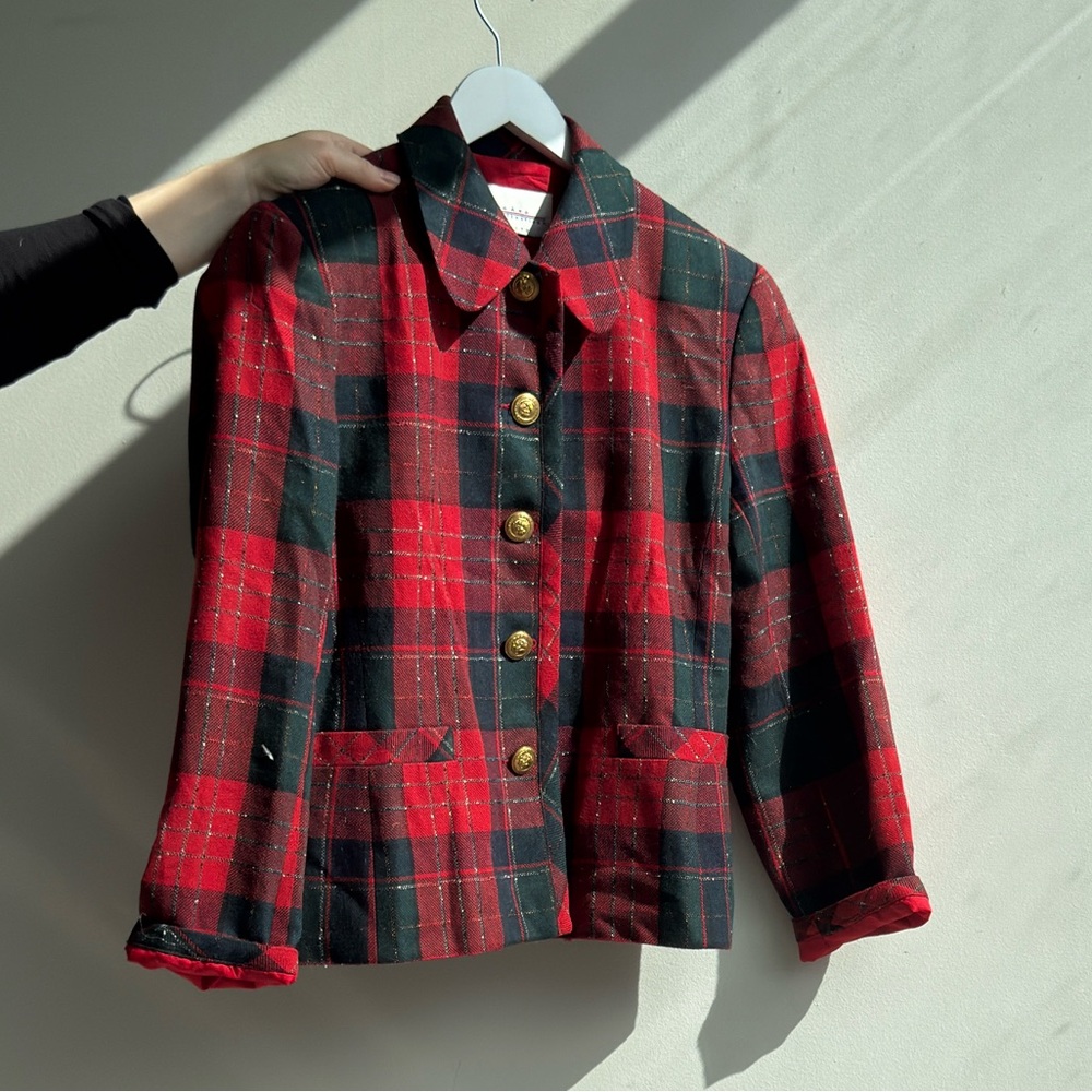 Nygärd petites plaid jacket